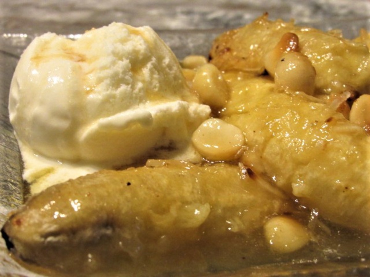 Hawaiian Baked Bananas